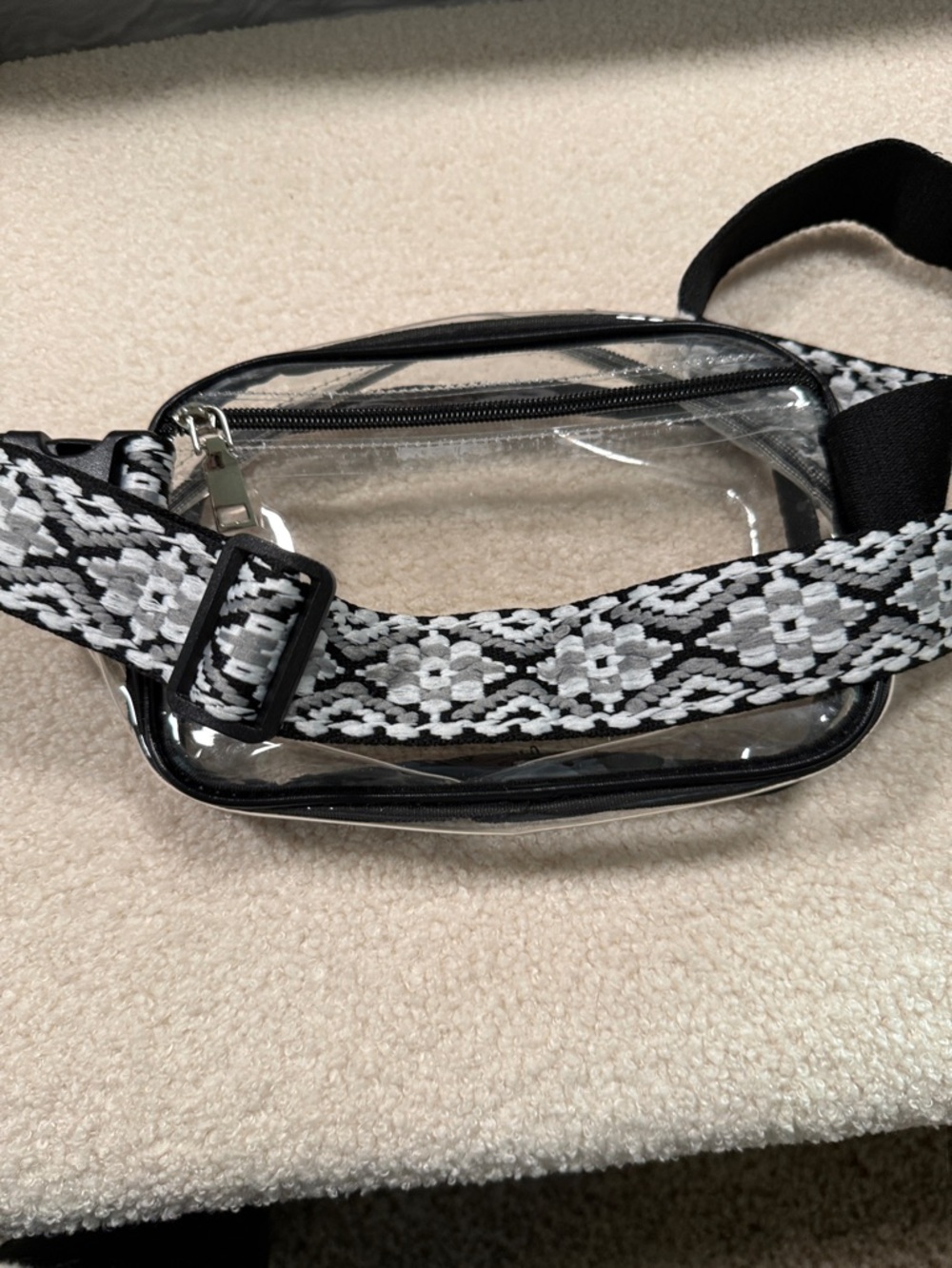 Like new Clear Belt Bag